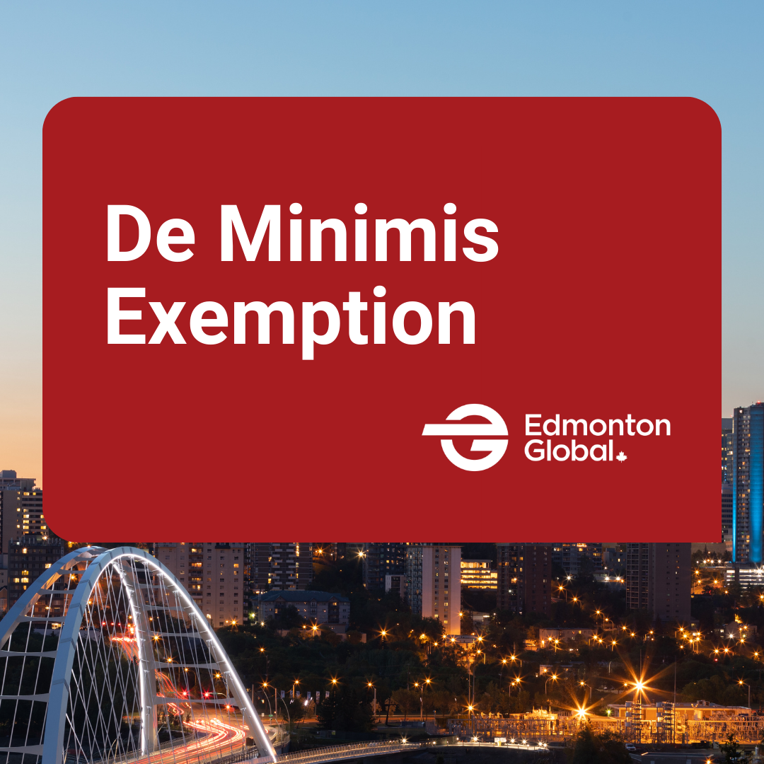 De Minimis Exemption